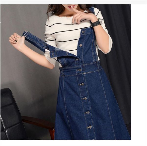 

джинсовая юбка длинные 2020 женщин привязанные джинсы юбки женские плюс размер летние женские юбки длинные джинсы юбка с ремнями женские, Black