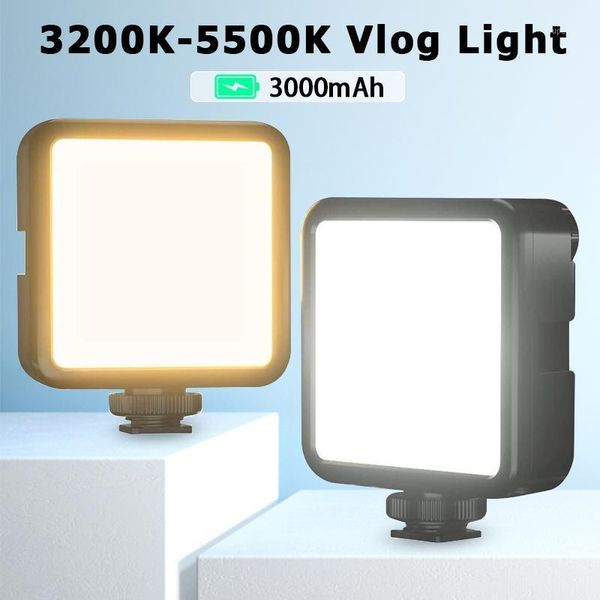 

flash heads ulanzi vijim vl81 3200k-5600k 850lm 6.5w dimmable mini led video light smartphone slr camera rechargable vlog fill light1
