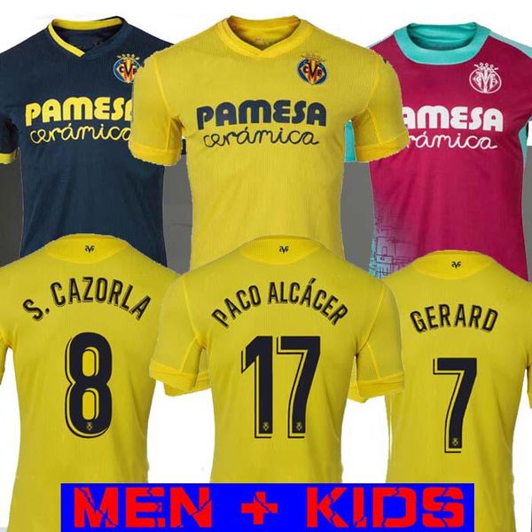 

20 21 21 willarreal cf футбол футбол 2020 2021 home paco alcacer bacca fornals футбольная рубашка anguissa ekambi iborra s.cazorla футбольна, Black;yellow