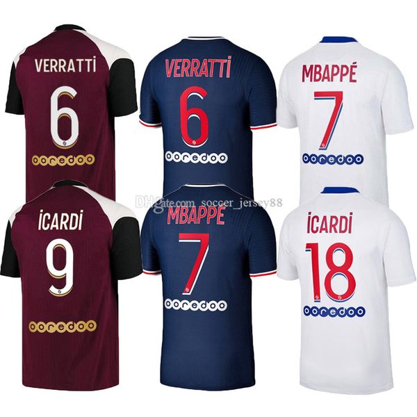 

2020 2021 maillots de foot 19 20 21 soccer jersey kids icardi pa p mbappe marquinhos s ris camisetas jerseys g kits men football shirt, Black;yellow