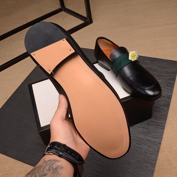 

men pu leather shoes low heel casual shoe dress shoes brogue shoes spring ankle boots vintage classic male casual, Black