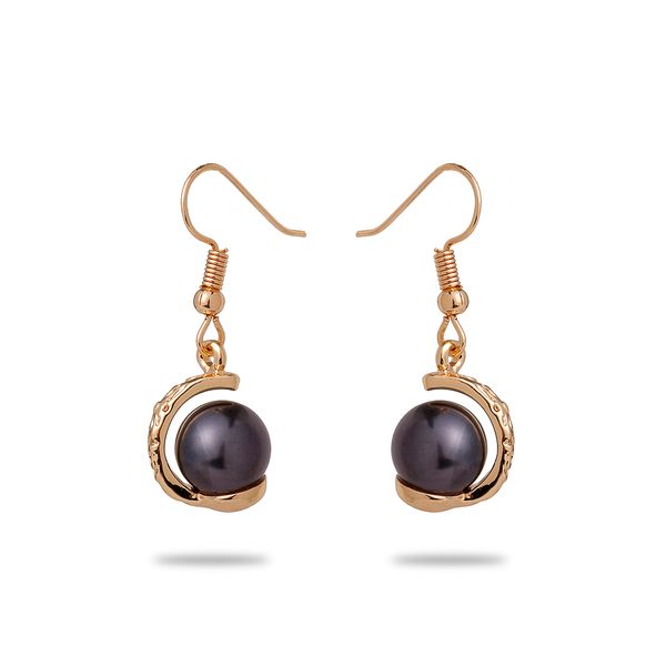 

earrings of original design holiday gold earrings alloy drop diamonds geometric pearl hawaiian earrings for women, Silver