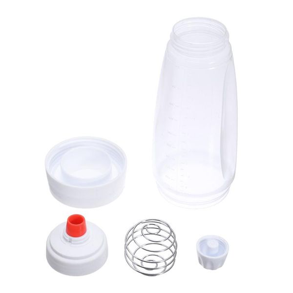 

1000ml plastic hand shake batter mixing bottle squeeze dispenser bottle for kitchen pancake crepe batter baking gravy bottle wmtrbl