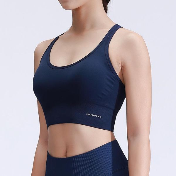 

gym clothing yoga underwear women sports shockproof running gather stereotype beauty back vest fitness bra workout sportswear female, White;black