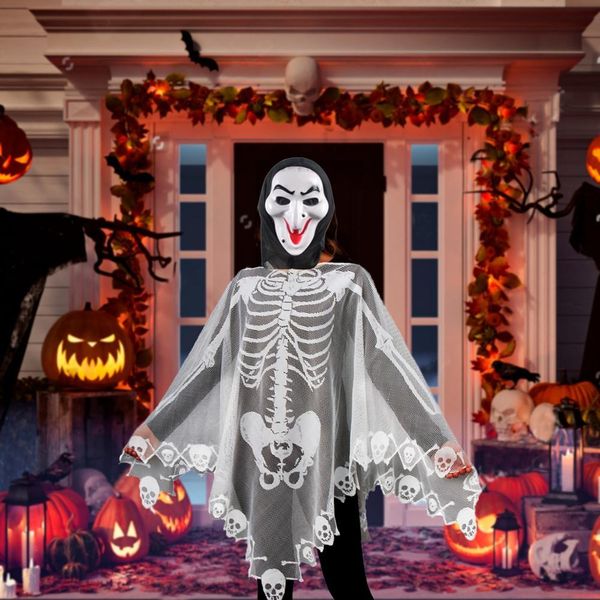 

halloween spider web скатерть хэллоуин череп плащ летучая мышь занавес happy halloween 2019 декор ужасов аксессуары jllbqx