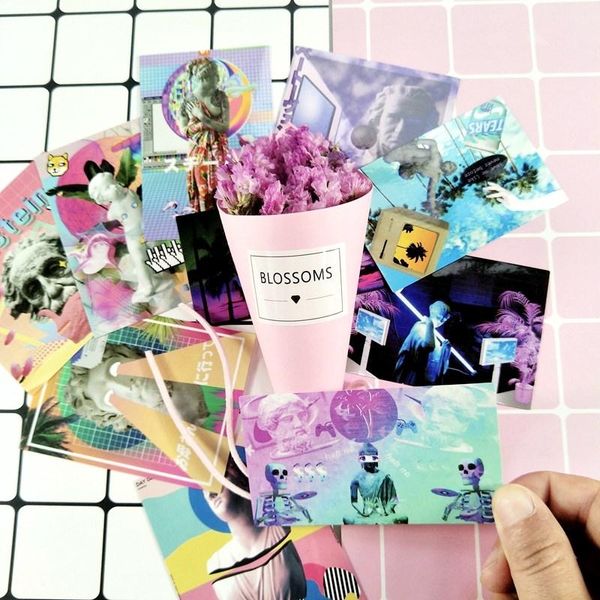 

2016 s lot vapour wave dream stickers set decorative stationery stickers scrapbooking diy diary album stick lable h