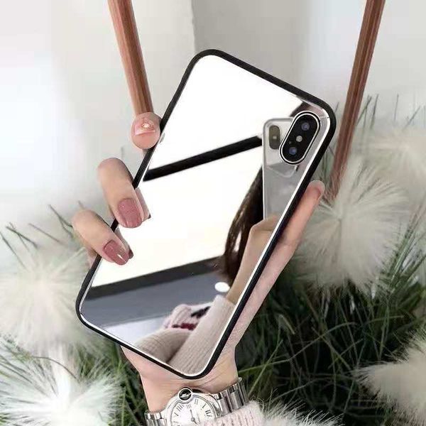 

4fdaafree доставка макияж selfie зеркало для iphonex мобильная раковина личности ip8 / 7plus зеркальное стекло 6s креативные девушки стекло