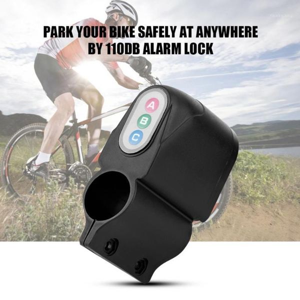 

alarm systems 4digit password bicycle security safety lock burglar siren for motorcycle tricycle electric vehicle1