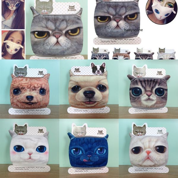 

cartoon cotton dustproof cute 3d cat mask personality washable for women men face mouth masks party diyoutletlzzz