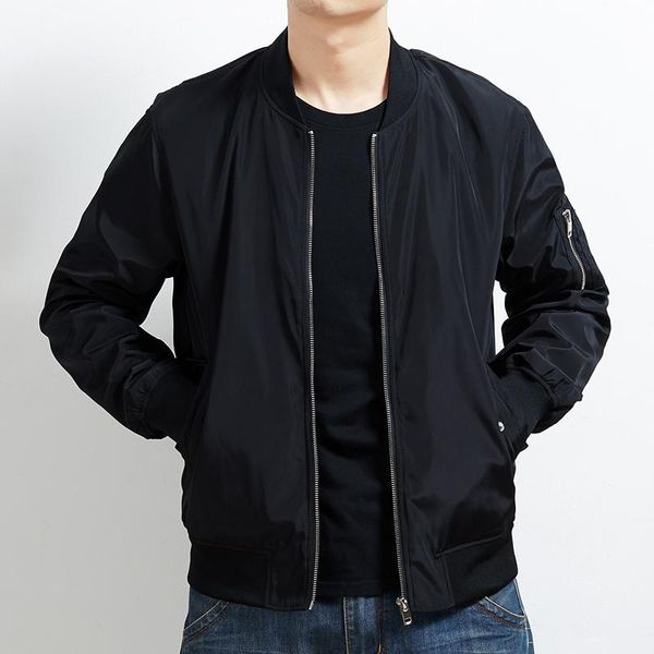 

8xl 7xl 6xl 5xl 4xl jackets men 2020 spring and autumn casual outwear windbreaker masculino slim fit fashion overcoats plus size, Black;brown