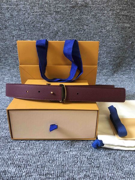 

colors brand genuine leather women 3 belt with box designers men designer belts 125, Black;brown