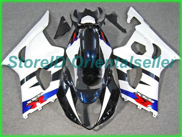 Kostenlose Aufkleber SE54 Spritzguss-Verkleidungsset für Suzuki GSXR1000 K3 03 04 GSXR 1000 2003 2004 ABS Grau Silber Schwarz Verkleidungsset