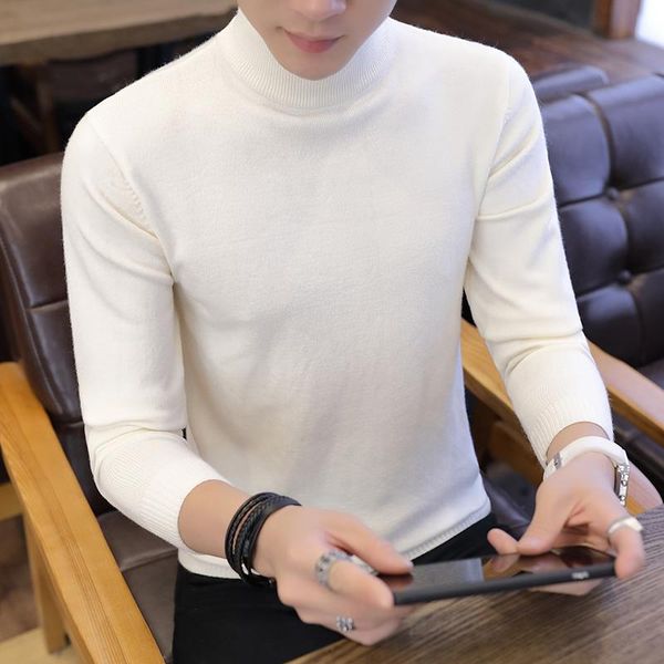 

mens sweater men's 2021 spring and autumn new fashion clothes thin middle aged men's long sleeve sweater, White;black