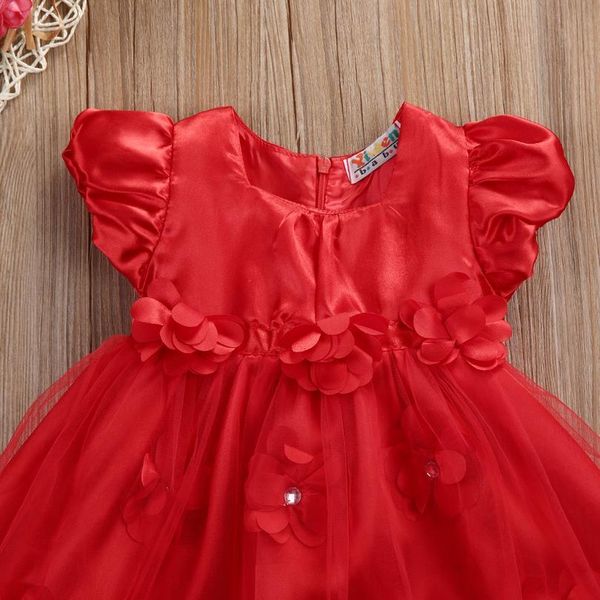 

ma&baby 0-3y newborn infant baby girls red dress princess flower tulle tutu party dresses for girls birthday wedding c jllitk