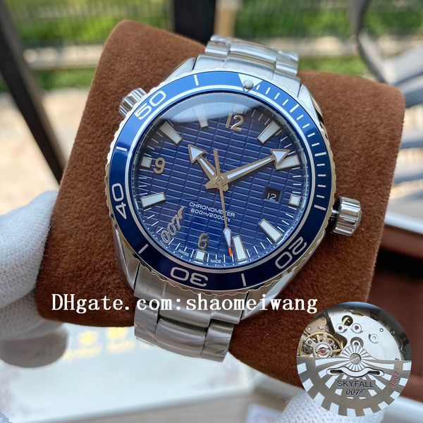 

2020 sea aqua watches planet boss terra man 007 wristwatches ocean james bond master mens watch d4175, Slivery;black