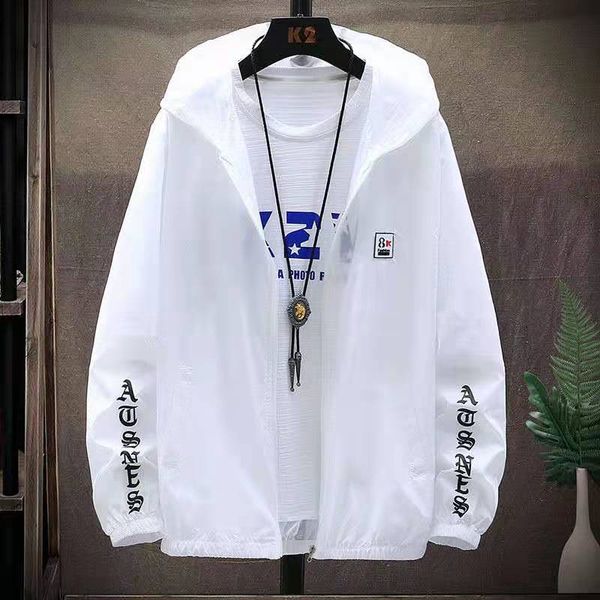 

sunscreen clothing men's summer coat ultrathin breathable fast dry uv protector outdoor fishing coat men's baseball jacket, ing, Black;brown