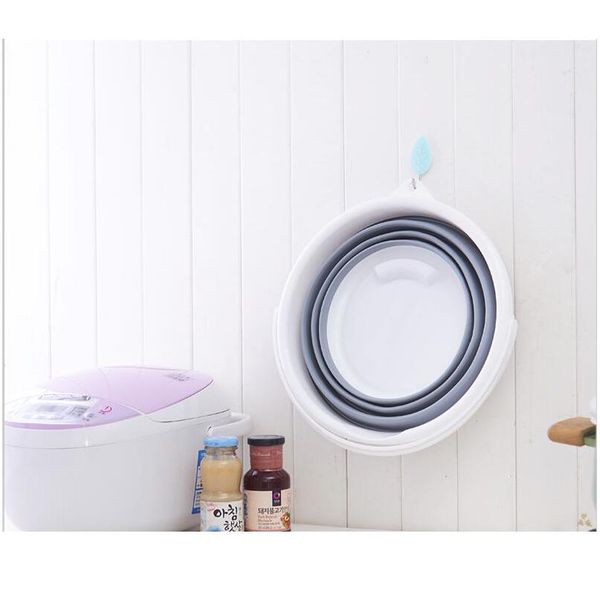 

5/10 l foldable bucket car wash bucket outdoor fishing round bathroom kitchen bucket large capacity fishing cami jllzsp