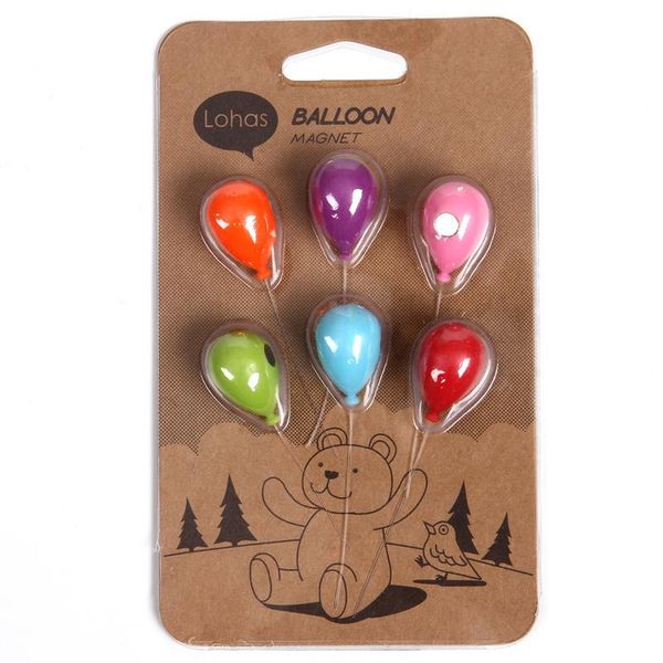 

color balloon fridge magnet note whiteboard message holder sticker resin crafts home decoration accessories refrigerator magnets wmtrsc