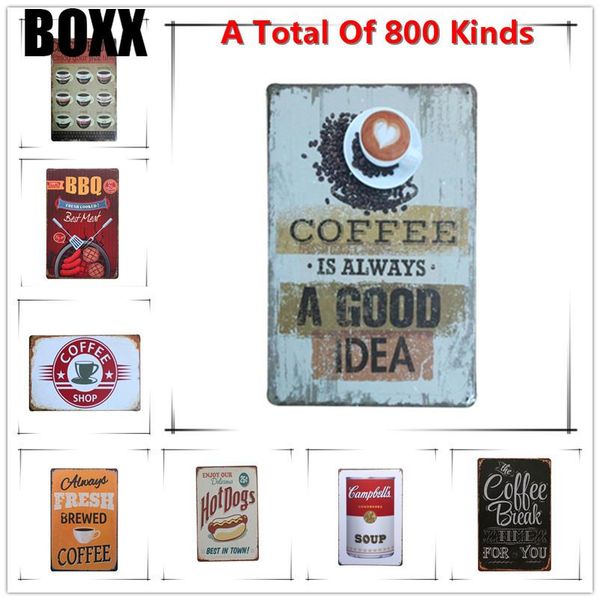 

coffee is always a good idea vintage metal signs home decor vintage tin signs pub vintage decorative plates metal wall art