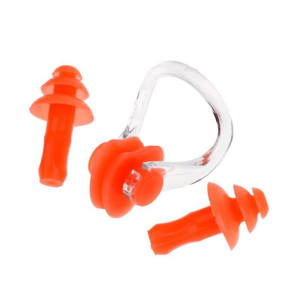 

waterproof sile swim set nose clip + ear plug earplug swimming accessory waterpr bbyxgh