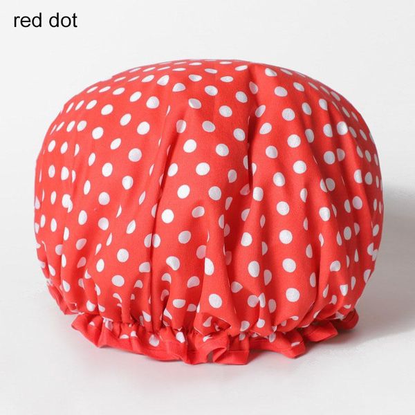 

shower cap bath hat peva waterproof double layer women supplies bathroom accessories shower hair cover h jllieq