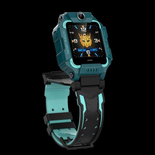 

children's telephone intelligent watch 6-generation flip new 4g all china netcom call gps positioning waterproof, Blue