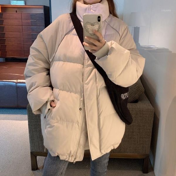 

2020 sale time-limited acetate clothing coat women's autumn winter korean style all-matching warm mid-length padded fashion1, Black