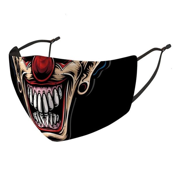 

designer face masks printed mask clown fashion classic black facemask dustproof windproof and haze replaceable pm2.outletitl6