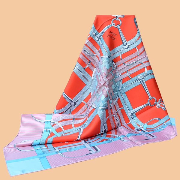 

huajun 2 магазин || ослепительный «mors jouets сорочка платок» 90 шелк квадратный шарф саржевого спрей шарф ручной керлинг y201024, Blue;gray