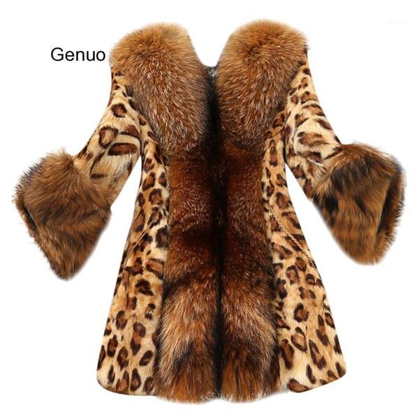 

women faux collar jacket leopard medium long coat jacket long sleeve outwear casual loose overcoat warm coats autumn winter 20201, Black