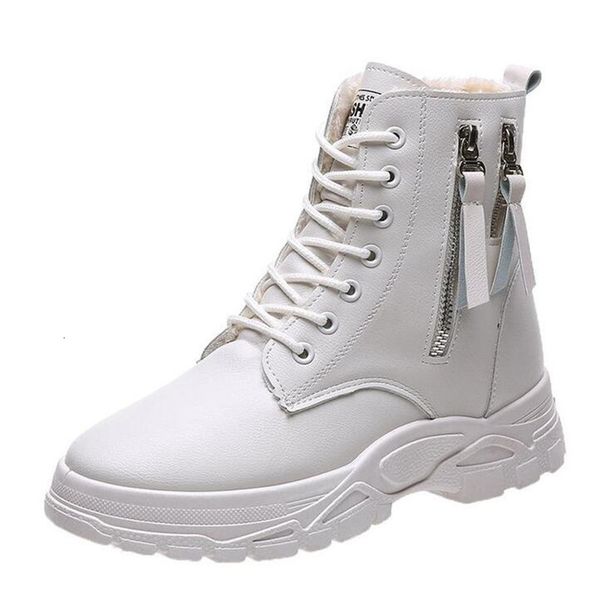 

riding 2021 new winter plus velvet women's all-match boots casual shoes 5qtj, Black