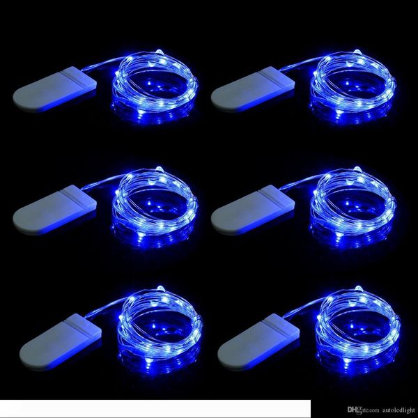 

3m 1 2m battery led meter string cr2032 4m 5m 6m 10m operated micro mini light silver wire starry for christmas hallowee