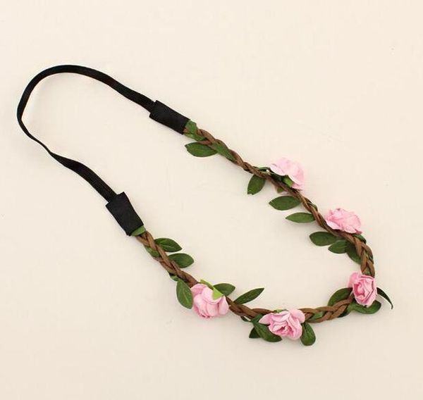 

flower crown headband beautiful rose flower headbands girls bohemian style small paper wedding floral garland fo jllxyu xhqhlady, Black;brown