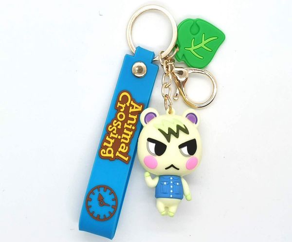 

cute new key creative forest chain club doll fox couple bag pendant fuob, Silver