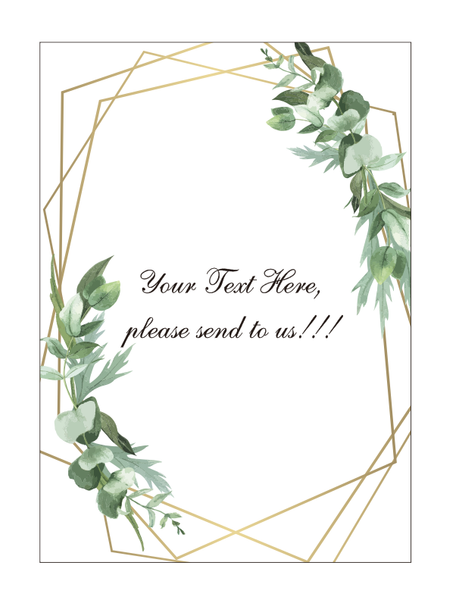 

gold rose flowers acrylic birthday invitations,acrylic wedding invitations,10pcs wedding dinner menu cards