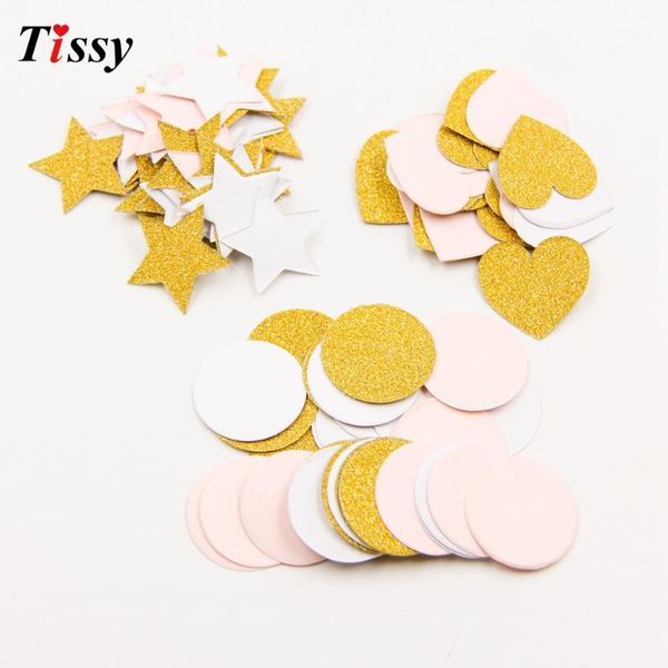 

banner flags 100pcs/lot round & star heartshape multicolor paper confetti for home wedding party table decoration event supplies1