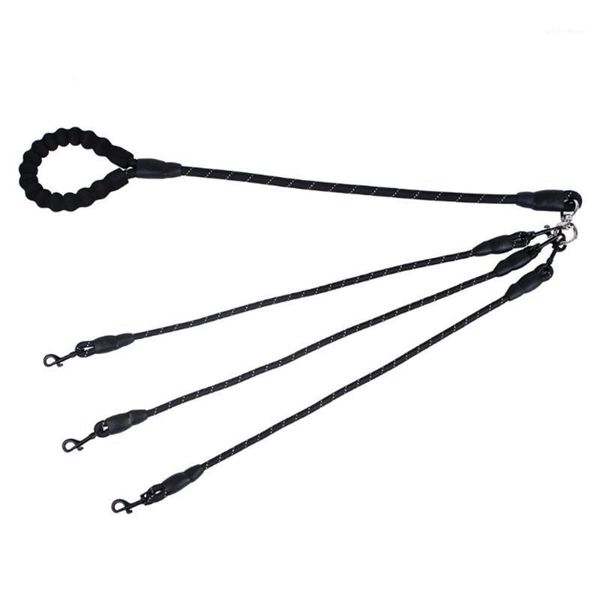 

dog collars & leashes 1pc three pet traction rope adjustable lead leash harness with handle nylon handle1