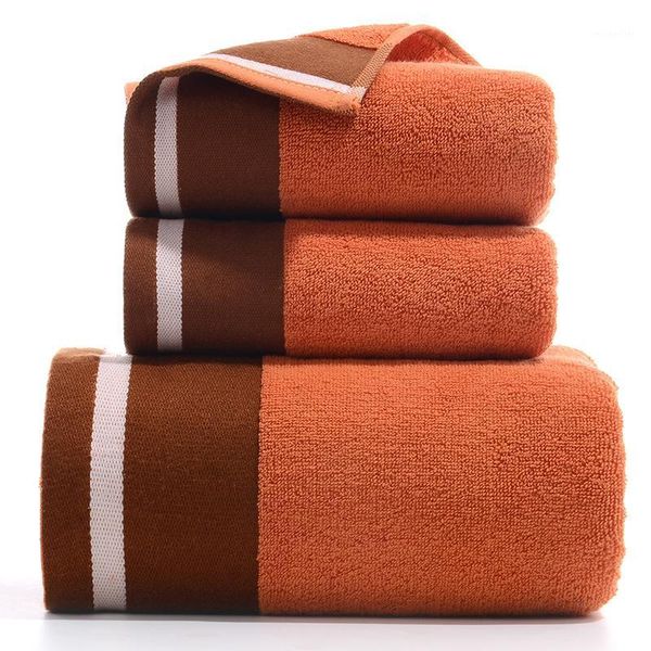 

towel 3pcs set 100% cotton large 1pc bath bathroom 2pcs hand face shower towels home for adults kids toalla de ducha1