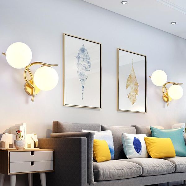 

vintage loft crystal lampes suspendues crystal mirror light dining room bedroom bedside corridor wall lamp