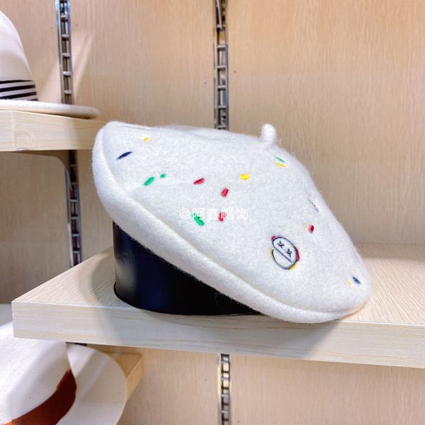 

decorated and a with autumn xin winter hat wool beret 5q34tshl