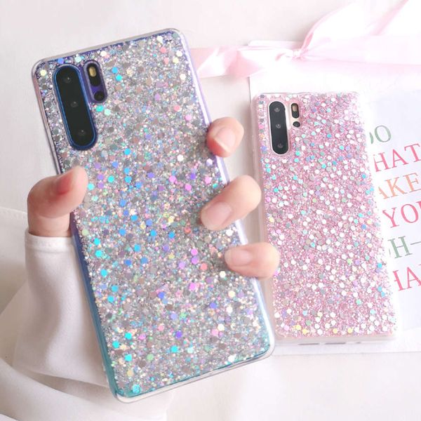 

sequin case, soft epoxy case, suitable for huawei p40, p30, p20 lite, mate 20, 30, 40 pro, nova 5, 6