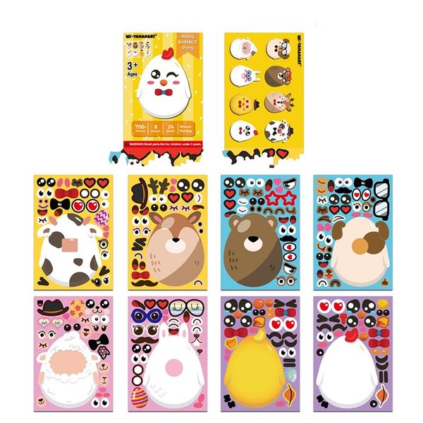 

easter rabbit sticker baby cartoon diy bunny stickers happy easter egg bunny 25pcs/lot kids easter sticker gift iif3154 71 j2