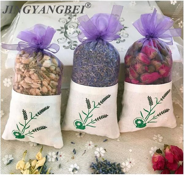 

natural rose flowers jasmine lavender bud dried flower sachet bag aromatherapy wardrobe desiccant sachet car room air re wmtyfj