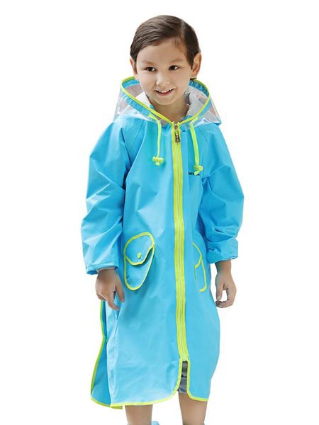

yellow kids rain coat waterproof reusable breathable toddler rain poncho hooded impermeable veste pluie kids rainwear eb50yy