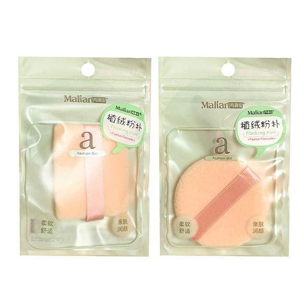 

sponges, applicators & cotton malian powder puff professional round shape facial face body foundation portable soft cosmetic makeup
