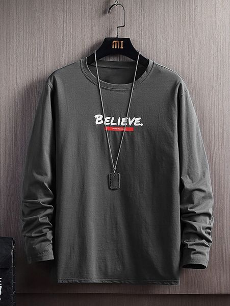 

men letter graphic tee 23ik#, White;black