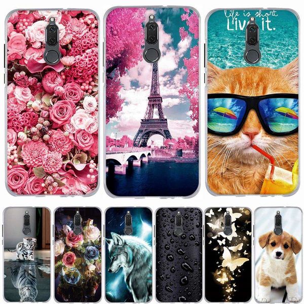 

huawei mate 10 lite soft silicon sheath, huawei honor 9i nova 2i beautiful sheathvfe1