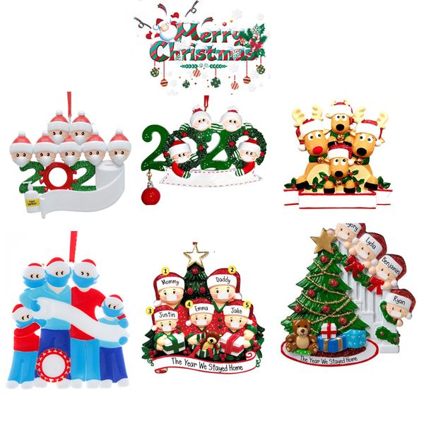 

style christmas ornament diy greeting 2020 survivor 6 family quarantine xmas birthday party pandemic social distancing noutletcq06
