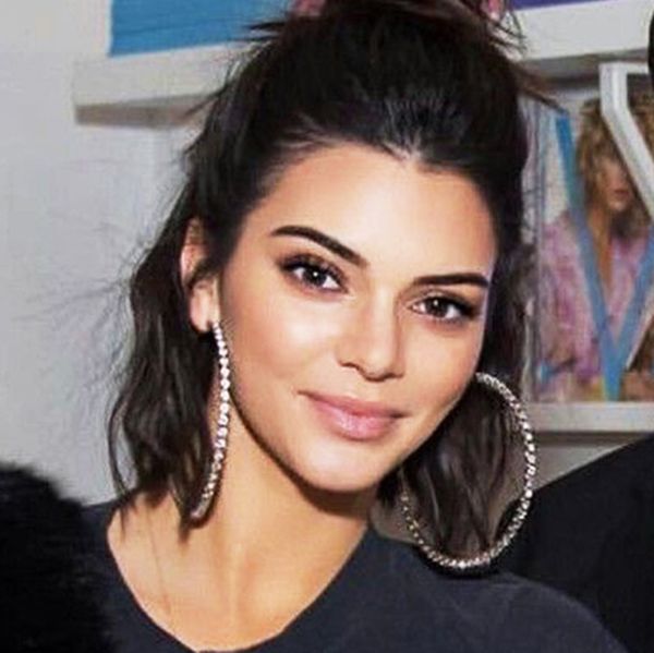 

925 silver hoop earrings exaggerated all diamond geometric round temperament versatile c-shaped earrings gold silver rose gold, Golden;silver