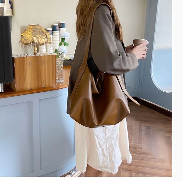 

pu womens all-match bags soft shopping shoulder bag big bags 2020 new female large-capacity messenger handpurse